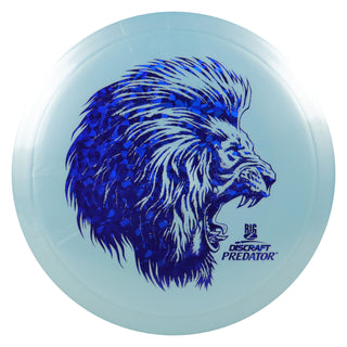 Discraft Disc Golf Big Z Predator Driver 9/4/1/4 Light Blue/Navy Shatter 173-174g