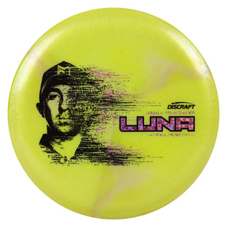 Discraft Disc Golf 2026 Paul McBeth Tour Series Luna Yellow/Pink Hearts 173-174g
