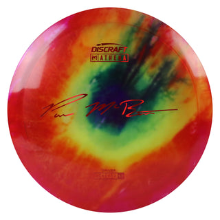Discraft Disc Golf Paul McBeth Z Line Fly Dye Athena Fairway Driver 7/5/0/2 Red Rainbow/Red 167-169g