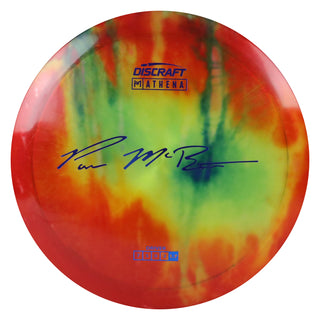 Discraft Disc Golf Paul McBeth Z Line Fly Dye Athena Fairway Driver 7/5/0/2 Red Rainbow/Blue 167-169g