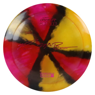 Discraft Disc Golf Paul McBeth Z Line Fly Dye Zeus Distance Driver 12/5/-1/3 Red Orange/Magenta 167-169g