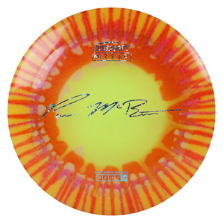 Discraft Disc Golf Paul McBeth Z Line Fly Dye Zeus Distance Driver 12/5/-1/3 DayGlo Splat/Snowflakes 164-166g