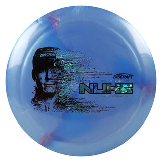 Discraft Disc Golf 2026 Ezra Aderhold Tour Series Nuke Blue/Blue Flowers 176g