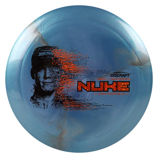 Discraft Disc Golf 2026 Ezra Aderhold Tour Series Nuke Blue/Orange Shimmer 172g