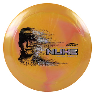 Discraft Disc Golf 2026 Ezra Aderhold Tour Series Nuke Orange Pink/Money Holo 171g