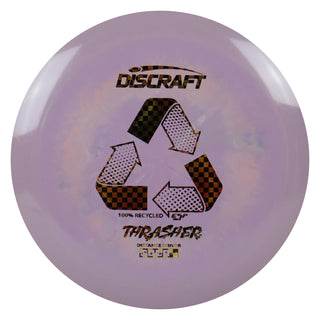 Discraft Disc Golf Recycled ESP Thrasher Distance Driver 12/5/-3/2 Dull Purple/Gold Checkers 170-172g