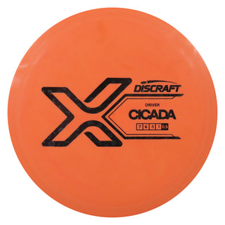 Discraft Disc Golf X Line Cicada Fairway Driver 7/6/-1/1 Burnt Orange/Black Prisms 167-169g