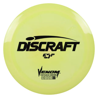 Discraft Disc Golf ESP Venom Distance Driver 13/5/0/3 Dusk Yellow/Black 167-169g