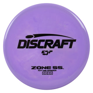 Discraft Disc Golf ESP Zone SS Putt and Approach 4/4/-1/2 Purple/Black 170-172g