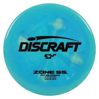 Discraft Disc Golf ESP Zone SS Putt and Approach 4/4/-1/2 Aqua Blue/Black 170-172g