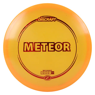 Discraft Disc Golf Z Line Meteor Midrange Disc 5/5/-3/1 Orange/Red Shatter 173-174g