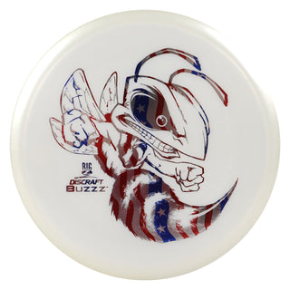 Discraft Disc Golf Big Z Buzzz Midrange Disc 5/4/-1/1 White/USA 173-174g