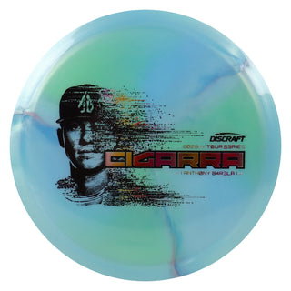 Discraft Disc Golf 2026 Anthony Barela Tour Series Cigarra Blue Green/Purple Metallic 171g