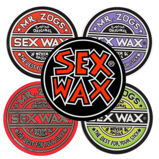 Mr. Zogs Sex Wax Circle Sticker 5 Pack
