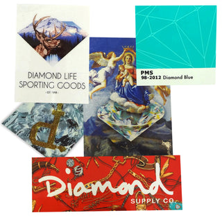 Diamond Supply Co. Sticker 5 Pack Pantone & Sporting Goods
