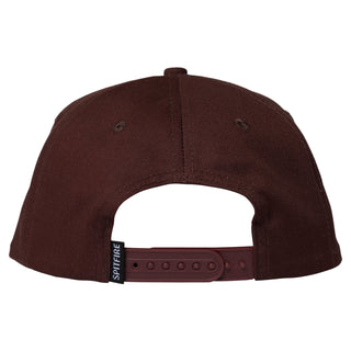 Spitfire Wheels Skateboard Hat Bighead Snapback Dark Red