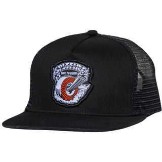 Spitfire Wheels Hat Burnout Snapback Black/White/Red