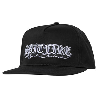 Spitfire Wheels Hat Old E Drop Snapback Black/White
