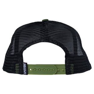 Spitfire Wheels Hat Bighead Snapback Olive(Twill)/Black(Mesh)