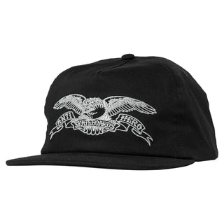 Anti Hero Skateboards Hat Basic Eagle Snapback Black/Grey