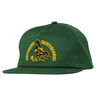 Anti Hero Skateboards Hat Clubhouse Snapback Green/Gold