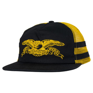 Anti Hero Skateboards Hat Basic Eagle Snapback Black/Yellow