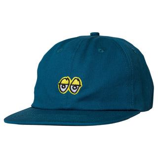 Krooked Skateboards Hat Eyes Strapback Blue/Yellow