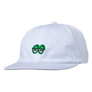 Krooked Skateboards Hat Eyes Strapback White/Green