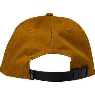 Krooked Skateboards Hat Eyes Strapback Tan/Gold Yellow