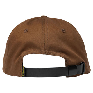 Krooked Skateboards Hat Double OK Script Strapback Brown
