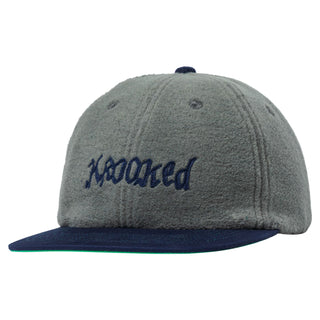 Krooked Skateboards Hat Double Ok Script Strapback Grey/Navy