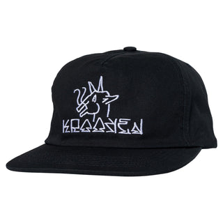 Krooked Skateboards Hat Tarragon Snapback Black/White