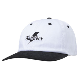 Thunder Trucks Hat Bolt Script Strapback White/Black