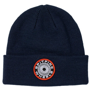 Spitfire Wheels Beanie Classic 87 Swirl Patch Cuff Navy/Black/Red