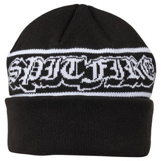 Spitfire Wheels Beanie Old E Drop Cuff Black/White