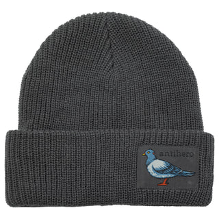 Anti Hero Skateboards Beanie Lil Pigeon Label Cuff Charcoal