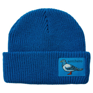 Anti Hero Skateboards Beanie Lil Pigeon Label Cuff Blue/Blue