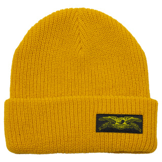 Anti Hero Skateboards Beanie Stock Eagle Label Gold