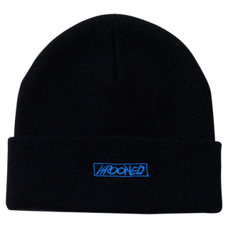 Krooked Skateboards Beanie Moonsmile Script Black/Blue
