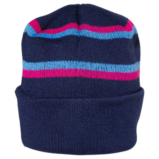 Krooked Skateboards Beanie Bored Cuff Navy/Blue/Magenta