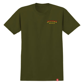 Spitfire Skateboard Wheels Shirt Hellhounds Military Green