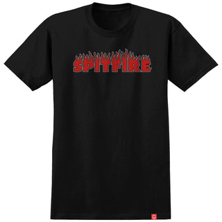Spitfire Wheels Shirt Demonseed Script Black/Red