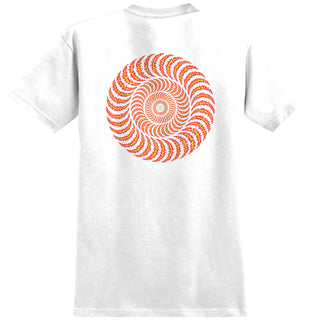 Spitfire Wheels Shirt OG Classic Flame White/Red/Yellow