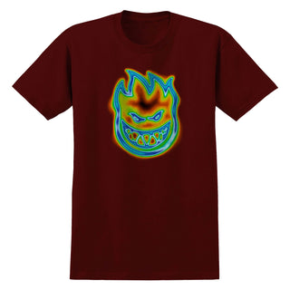 Spitfire Wheels Shirt Radioactive Bighead Burgundy