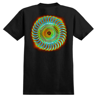 Spitfire Wheels Shirt Radioactive Classic Swirl Black