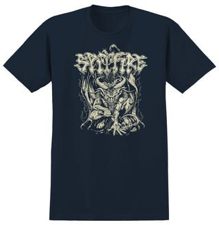 Spitfire Wheels Shirt Demon Redux True Navy