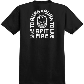 Spitfire Wheels Shirt LTB Arch II Black/White
