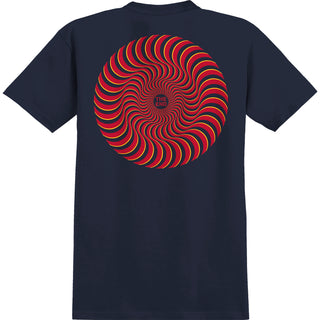 Spitfire Wheels Shirt Classic Swirl Overlay Navy