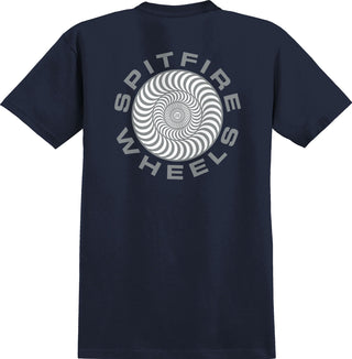 Spitfire Wheels Shirt Classic 87 Swirl Navy/Metallic