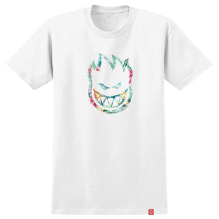 Spitfire Wheels Shirt Floral Bighead White
